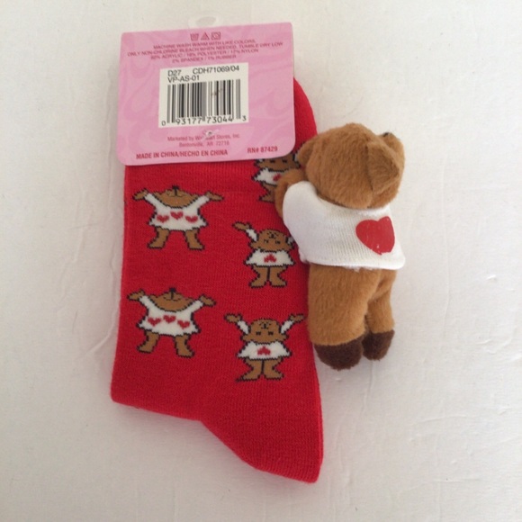 VALENTINE SOCKS NWT SIZE 4-10.5 - Picture 3 of 7